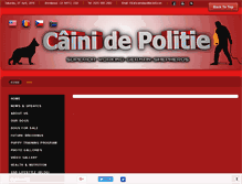 Tablet Screenshot of cainidepolitie.com